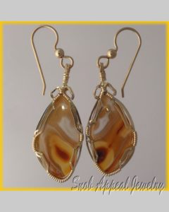 Agate earrings