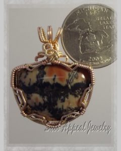 Picture Petrified Wood Pendant