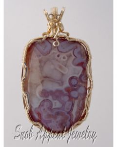 Turkish Stick Agate with tubes and banding