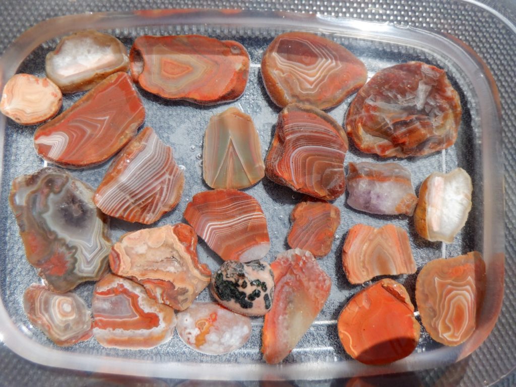 Lake Superior Agate slices. Snob Appeal Jewelry