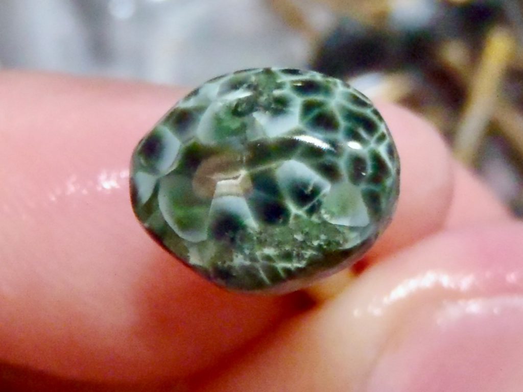 Isle Royale Greenstone cabochon. Snob Appeal Jewelry