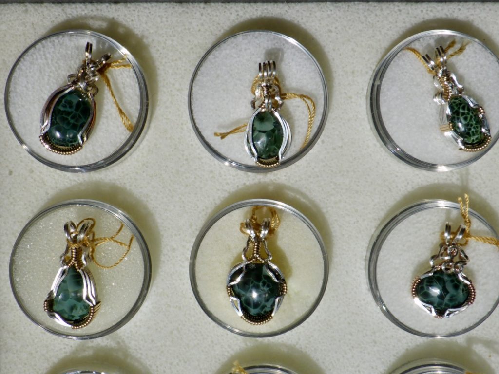 Small Isle Royale Greenstone Pendants