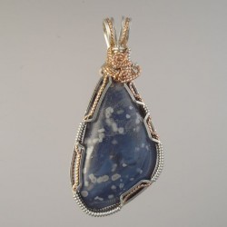 Atlantic Blue Leland Blue Stone Pendant