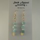 Larimar Nugget Earrings