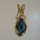 Real Shiner Greenstone Pendant