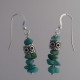 Fox Turquoise Chip Earrings
