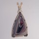 Racing Stripes Fordite Pendant