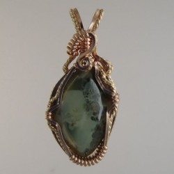 Isle Royale Greenstone Pendant, Soft Spendor