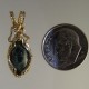 Real Shiner Greenstone Pendant