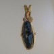 Blue Garden Greenstone Pendant