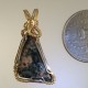 Heavenly Textured Greenstone Pendant