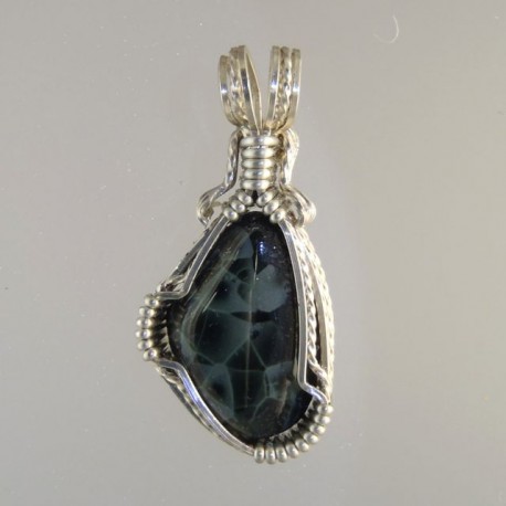 Dark Wonder Greenstone Pendant