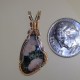 Pink Clouds Greenstone Pendant