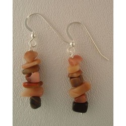 Picture Jasper Chip Earrings