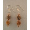 Picture Jasper/Swarovski Earrings