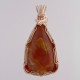 Siamese Twins Lake Superior Agate Pendant side 1