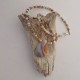 Dainty Botswana Agate Necklace with Pendant