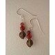 Smoky Quartz/Red Jasper Earrings 2