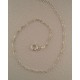 18 inch sterling Silver Figaro chain petite