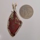 Copper Glow Red Datolite Pendant