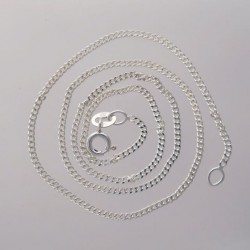 18 Inch Sterling Silver 1.2 mm Curb Chain