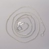 18 Inch Sterling Silver 1.2 mm Curb Chain