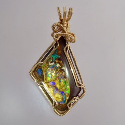 Breathtaking Yowah Opal Pendant