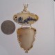 Dreamy Duo Datolite and Snow Scene Opal Pendant