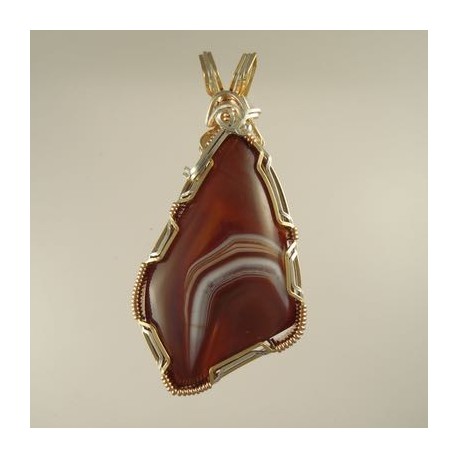 Classy Lake Superior Agate Pendant