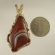 Classy Lake Superior Agate Pendant