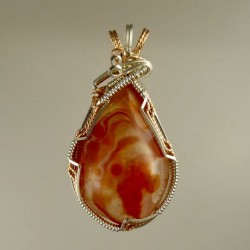 Cool Lake Superior Agate Pendant