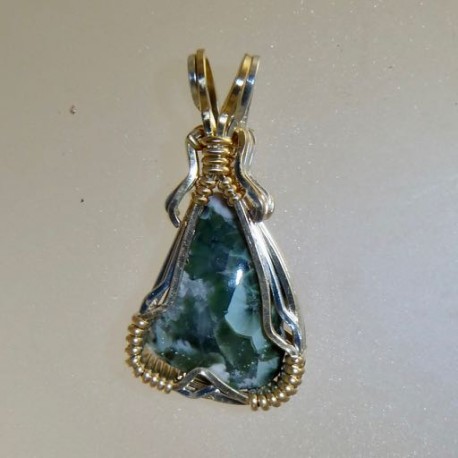 Shine Galore Isle Royale Greenstone Pendant