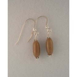 Petoskey Stone Rice-shaped Earring