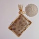 Off-Kilter Petoskey Stone Pendant