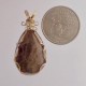 Dark Storm Petoskey Stone Pendant