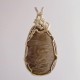 Crushed Petoskey Stone Pendant