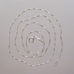 18" Sterling Silver Twist Chain