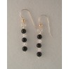 Black Jade/Swarovski Earring