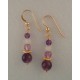 Amethyst GF Earrings