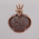 Mahogany Eyes Petoskey Stone Pendant