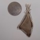 Hexagon Threads Petoskey Stone Pendant