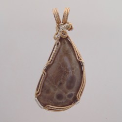 Just Enough Petoskey Stone Pendant