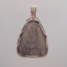 Pink Lace Pink Petoskey Stone Pendant