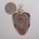 Royal Blush Pink Petoskey Stone Pendant