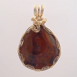 Gold Splash Pietersite Pendant