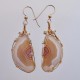 Pale Moctezuma Agate Earrings