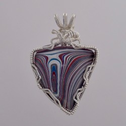 Classic Metallic Fordite Pendant