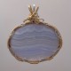 Smooth Sailing Blue Lace Agate Pendant