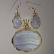 Smooth Sailing Blue Lace Agate Jewelry Set