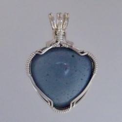 Slate Blue Leland Blue Stone Pendant